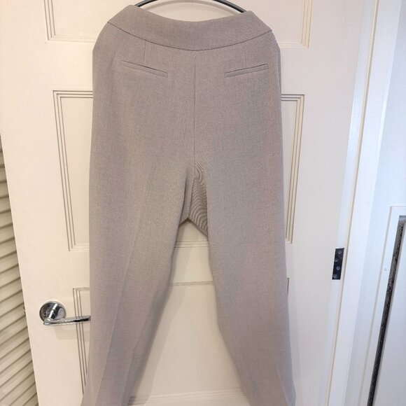 ECU - Size 14P - Kasper Tan Suit Pants Straight Leg - Picture 3 of 3